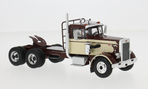 Peterbilt 281 1955 Donkerbruin/Beige - 1:43 Peterbilt 281 1955 Donkerbruin/Beige - 1:43